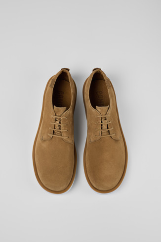 Wagon Zapato blucher de nobuk marrón para hombre