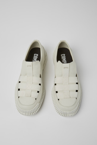 Alternative image of K100689-005 - Pix - White leather shoes