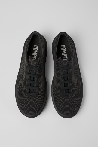 Alternative image of K100699-006 - Courb TENCEL - Black sneakers for men