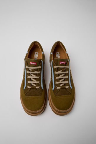 Alternative image of K100711-013 - Brutus - Sneaker verde e blu da uomo