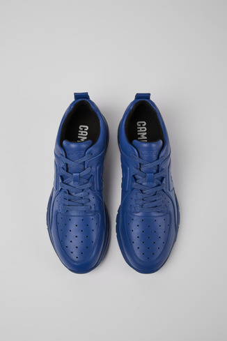 Alternative image of K100720-015 - Drift - Blue leather sneakers for men
