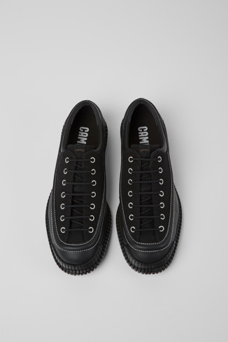 Alternative image of K100735-001 - Pix - Czarne sznurowane buty