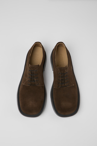 Alternative image of K100739-010 - MIL 1978 - Sapatos em nobuck castanhos para homem