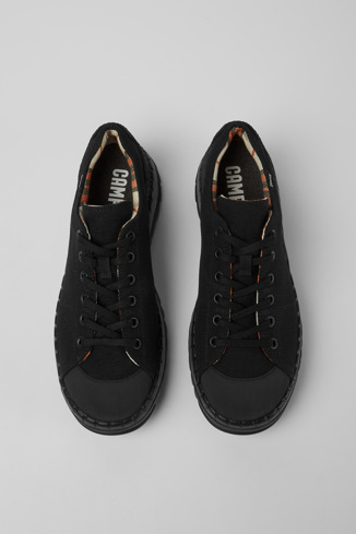 Alternative image of K100741-001 - Teix - Zapatos en color negro de goma y algodón de la BCI