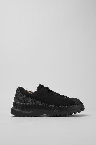 K100741-001 - Teix - 黑色橡膠和 BCI 棉鞋