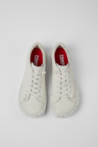 Alternative image of K100742-011 - Peu Stadium - White leather sneakers for men