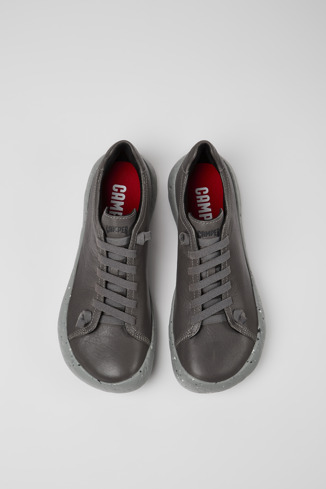 Alternative image of K100742-012 - Peu Stadium - Gray responsibly raised leather sneakers for men