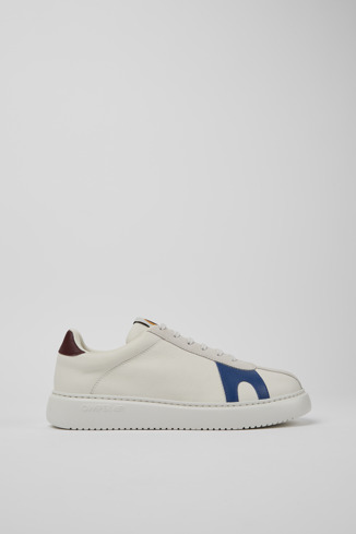 Alternative image of K100743-013 - Twins - White leather and suede sneakers