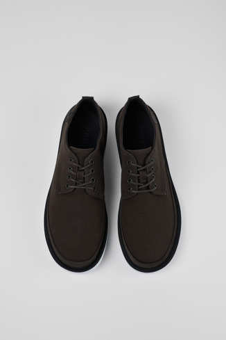 Overhead view of Wagon Gray Textile/Nubuck Blucher for Men