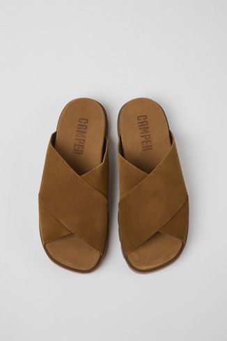 Alternative image of K100775-012 - Brutus Sandal - Brown nubuck sandals for men