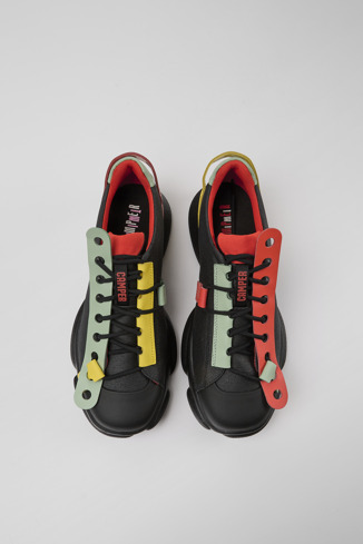 Overhead view of Twins Multicolored shoes for men