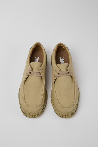 Alternative image of K100785-004 - Pix - Beige recycled cotton shoes for men