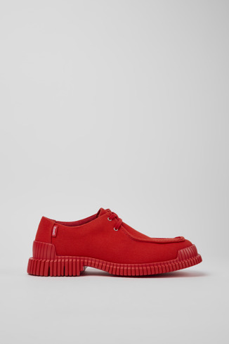 Pix Zapatos de algodón reciclado rojos para hombre