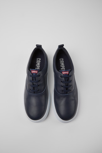 Alternative image of K100803-005 - Runner - Blue leather sneakers for men