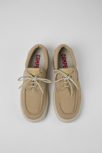 Alternative image of K100804-007 - Runner - Beige textile sneakers for men