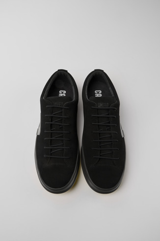 Alternative image of K100811-001 - Chasis - Zapatos de nobuk negros para hombre