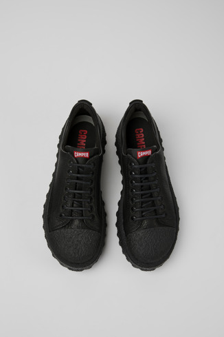 Alternative image of K100830-004 - Ground - Black leather shoes for men