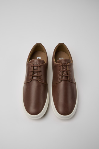 Alternative image of K100836-002 - Chasis - Chaussures en cuir marron pour homme