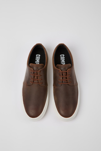 Alternative image of K100836-008 - Chasis - Chaussures en cuir marron pour homme
