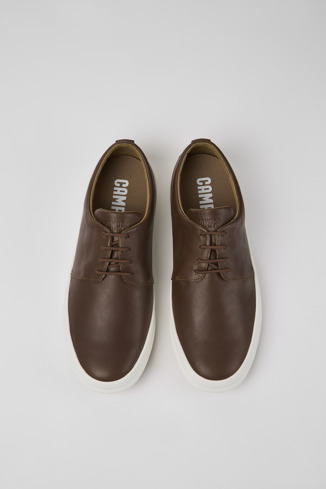 Alternative image of K100836-012 - Chasis - Sapatos em couro castanhos para homem