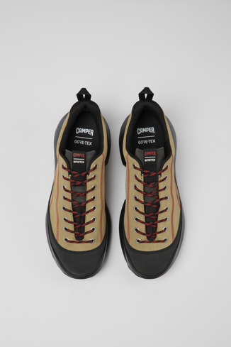 Alternative image of K100837-003 - CRCLR GORE-TEX - Beige nubuck and textile sneakers for men