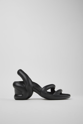 Alternative image of K100839-006 - Kobarah - Unisex zwarte sandalen