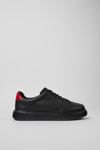 Side view of Runner K21 Black sneakers for men