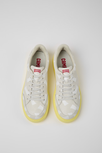 Alternative image of K100841-006 - Runner K21 - White leather sneakers for men