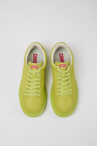 Alternative image of K100841-012 - Runner K21 - Green leather sneakers for men