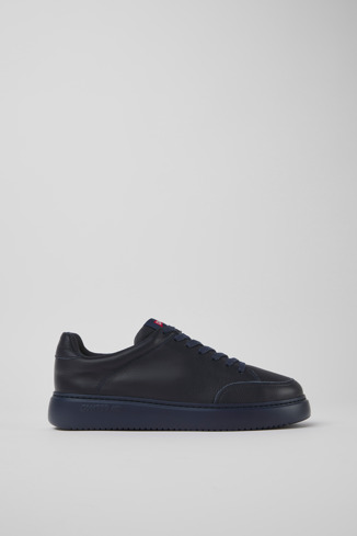 K100841-013 - Runner K21 - Blue leather sneakers for men
