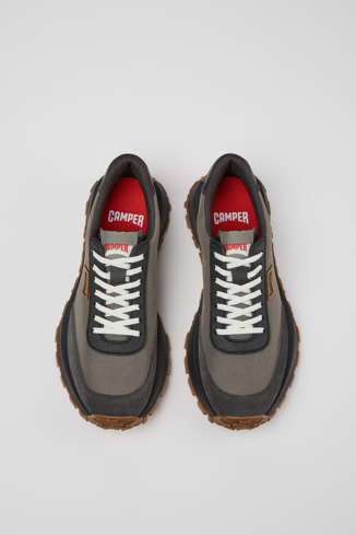 Drift Trail Zapatos grises de tejido y nobuk para hombre.
