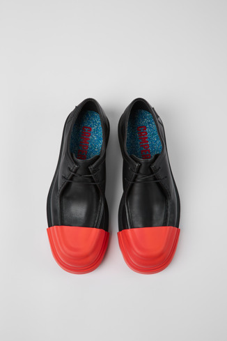 Alternative image of K100872-007 - Junction - Black leather shoes for men