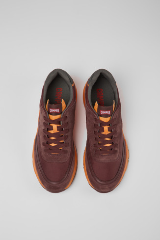 Alternative image of K100876-002 - Drift - Erkek için bordo ve turuncu renkli spor ayakkabı
