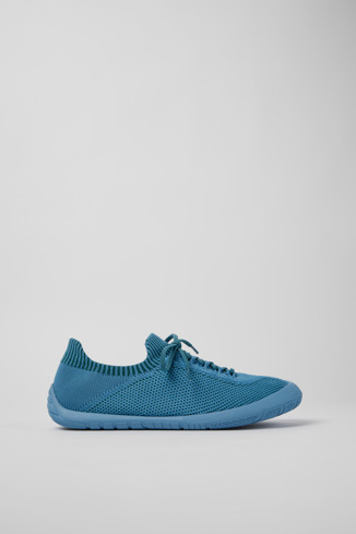 K100885-003 - Path - Sneakers azules y verdes de tejido para hombre