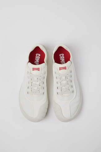 Alternative image of K100886-002 - Path - Sneakers blancas de tejido para hombre