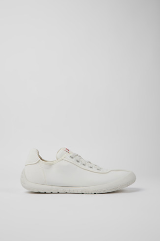 Alternative image of K100886-002 - Path - Witte stoffen herensneakers
