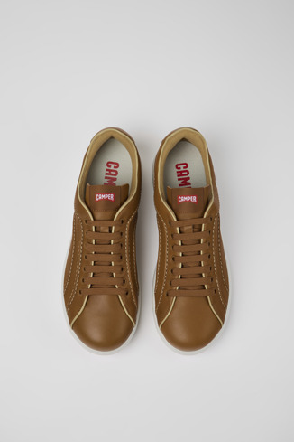 Alternative image of K100899-006 - Pelotas XLite - Brown leather sneakers for men