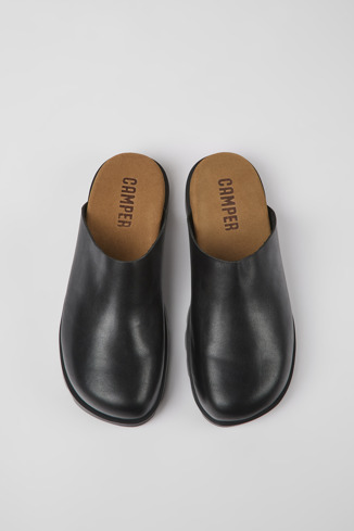 Alternative image of K100906-001 - Brutus Sandal - Black leather clogs for men