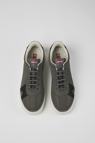 Overhead view of Runner K21 MIRUM® Dark gray MIRUM® textile sneakers for men