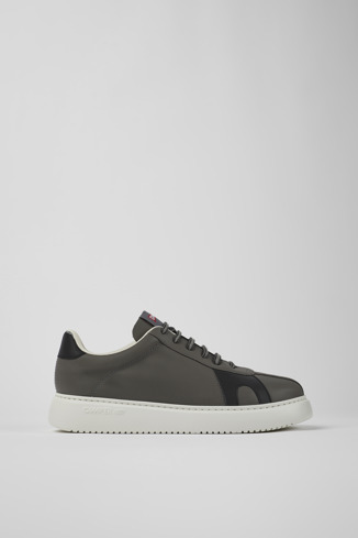 Side view of Runner K21 MIRUM® Dark gray MIRUM® textile sneakers for men