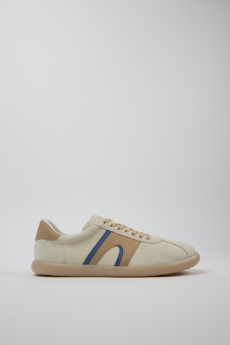 Pelotas Soller Meerkleurige nubuck en leer herensneaker.