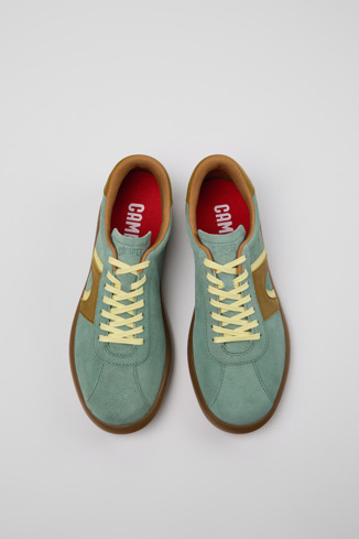 Pelotas Soller Meerkleurige nubuck en leer herensneaker.