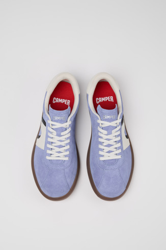 Overhead view of Pelotas Soller Multicolor Nubuck and Leather Sneakers for Men.