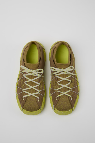 Overhead view of ROKU Brownish yellow Sneaker for Men