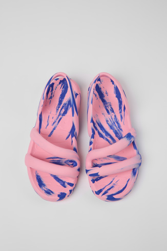 Kobarah Flat Meerkleurige unisex sandalen