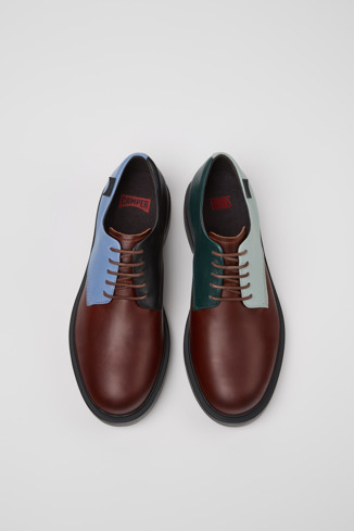 K100979-015 - Twins - Zapatos multicolores de piel para hombre.