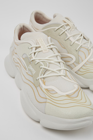 Close-up view of Karst Multicolor Recycled PET Sneakers for Men.
