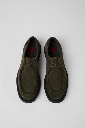 Norman Chaussures en nubuck vert pour homme