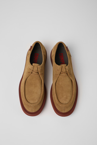 Norman Chaussures en nubuck marron pour homme