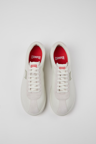 カンペール　ペロータス　Camper Pelotas ホワイト スニーカー38 K101019-007_CF.jpg